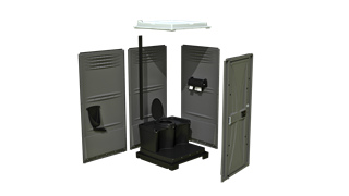 Portatīvā tualetes kabīne Armal CUBE (Standarts 210 l) фото